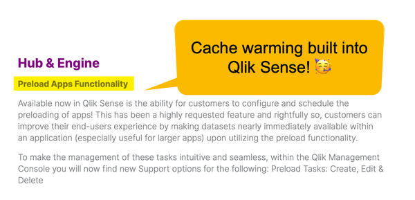Built-in cache warming in Qlik Sense - first impressions